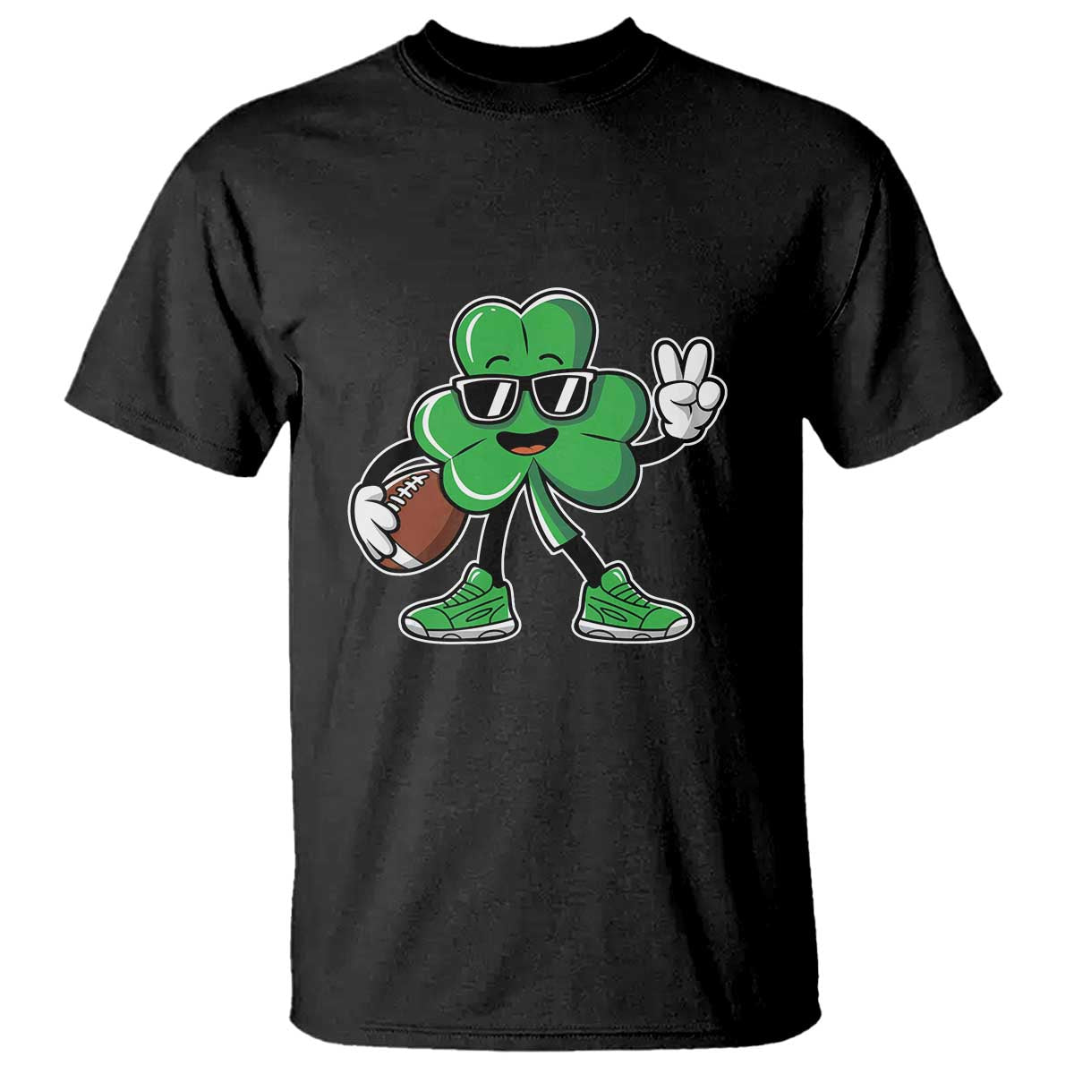 st-patricks-day-lucky-shamrock-football-t-shirt-sport-lover-gift