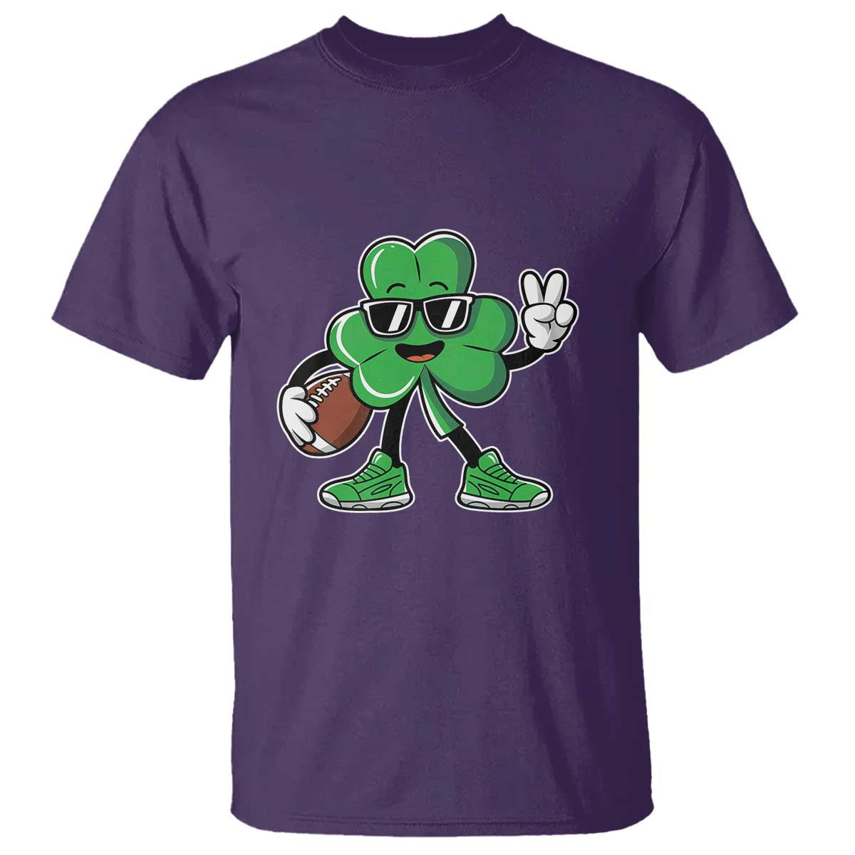 st-patricks-day-lucky-shamrock-football-t-shirt-sport-lover-gift