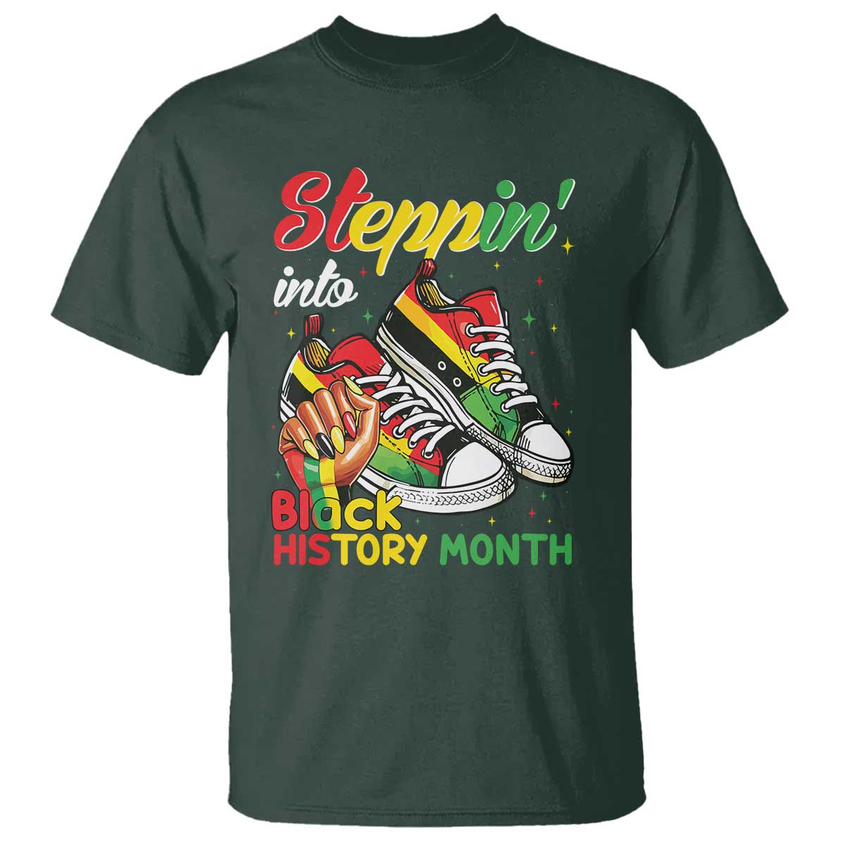 stepping-into-black-history-month-t-shirt-black-girls-sneakers