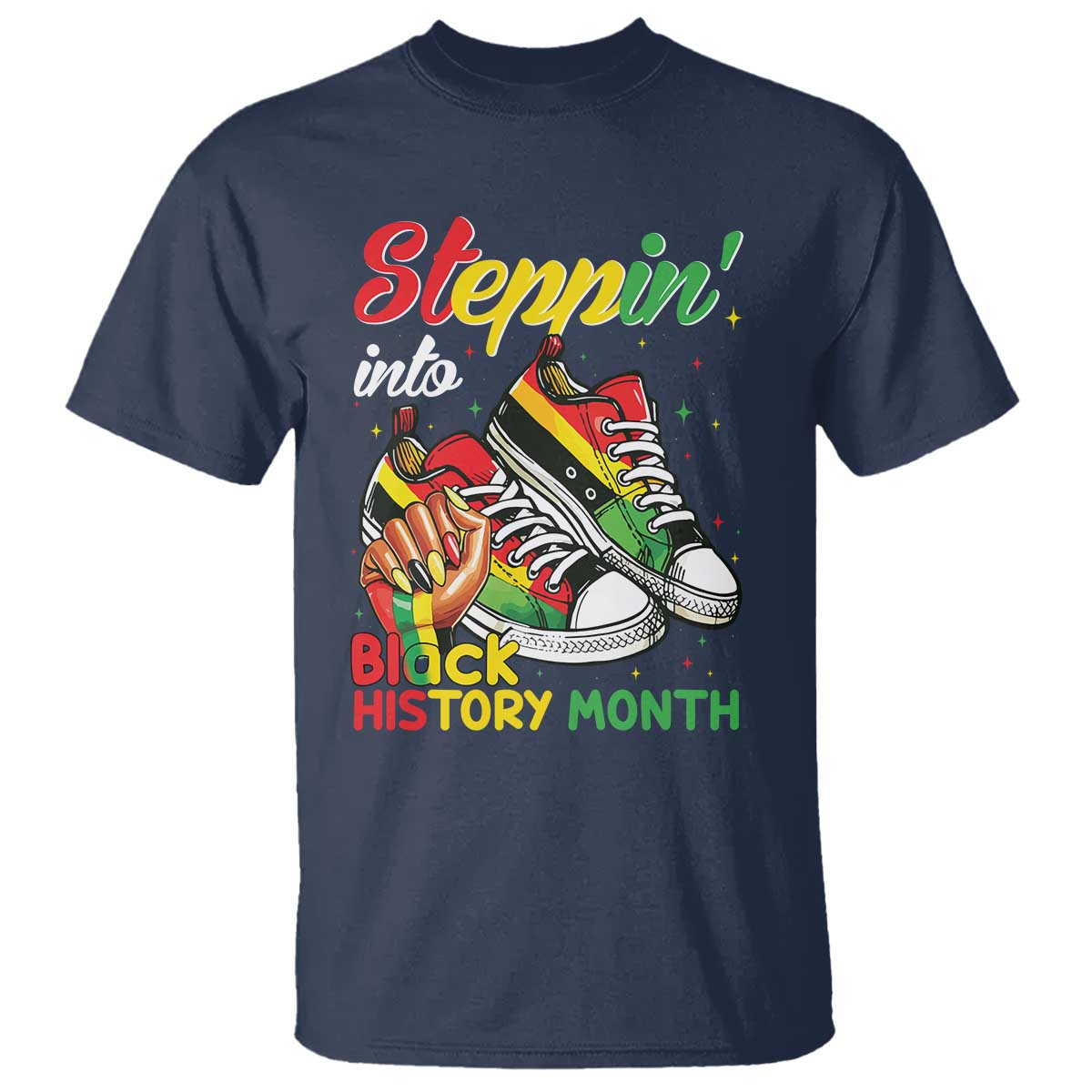stepping-into-black-history-month-t-shirt-black-girls-sneakers
