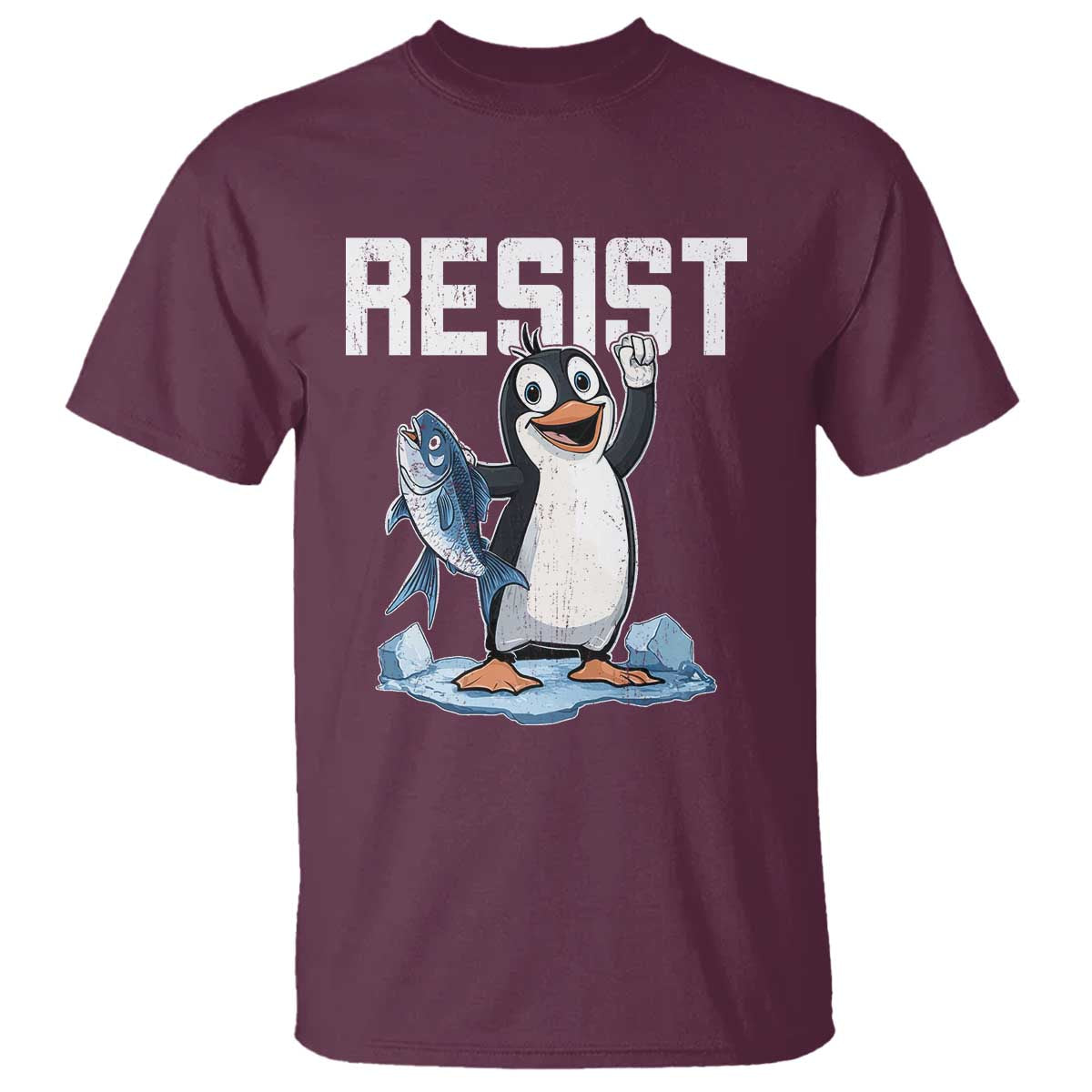 funny-penguin-resist-t-shirt-resist-penguin-activism