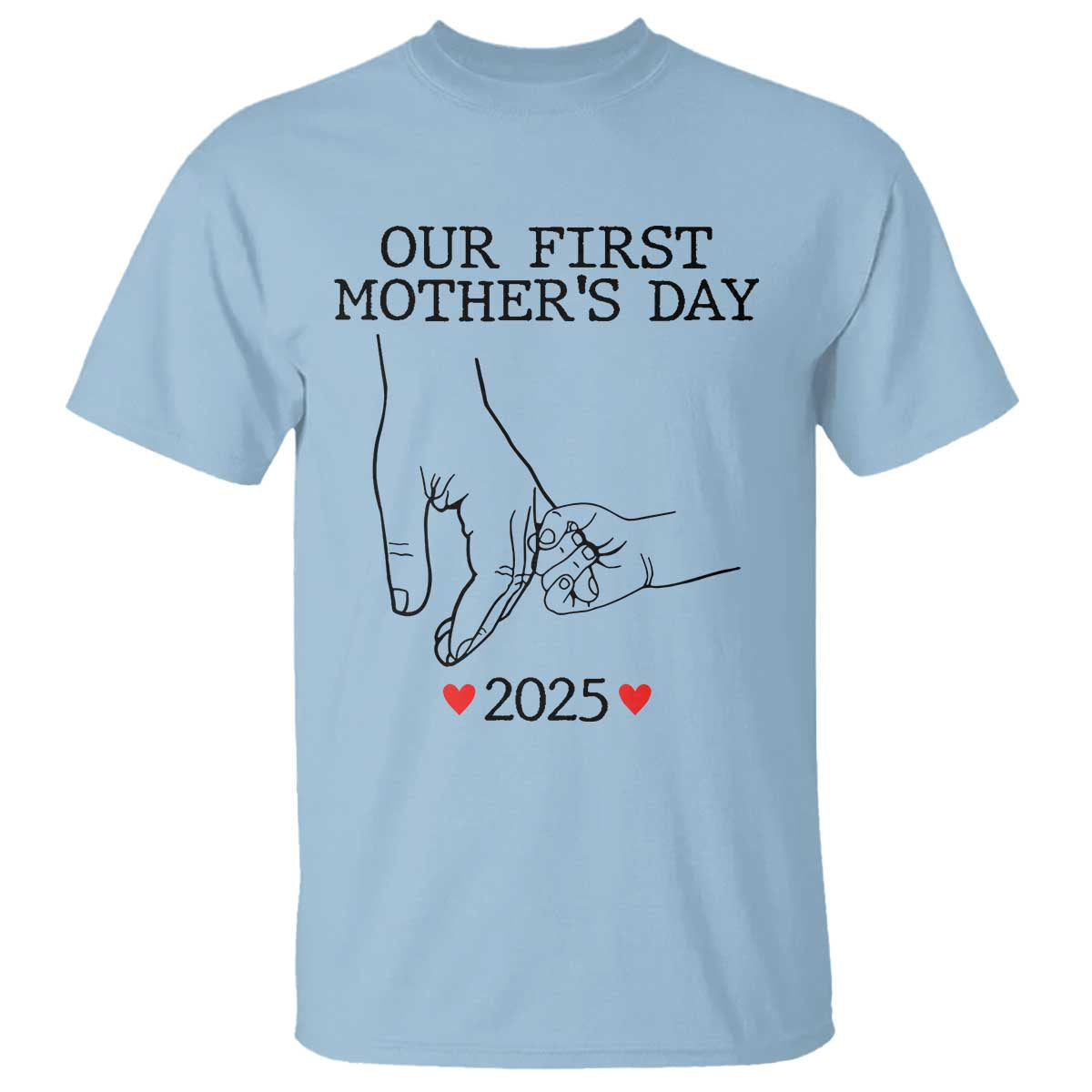 new-mom-est-2025-t-shirt-first-mothers-day-matching-gift-light