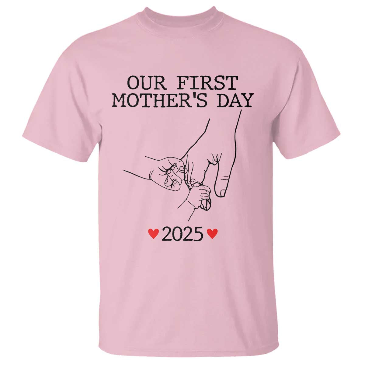 new-mom-of-twins-est-2025-t-shirt-first-mothers-day-matching-gift-light