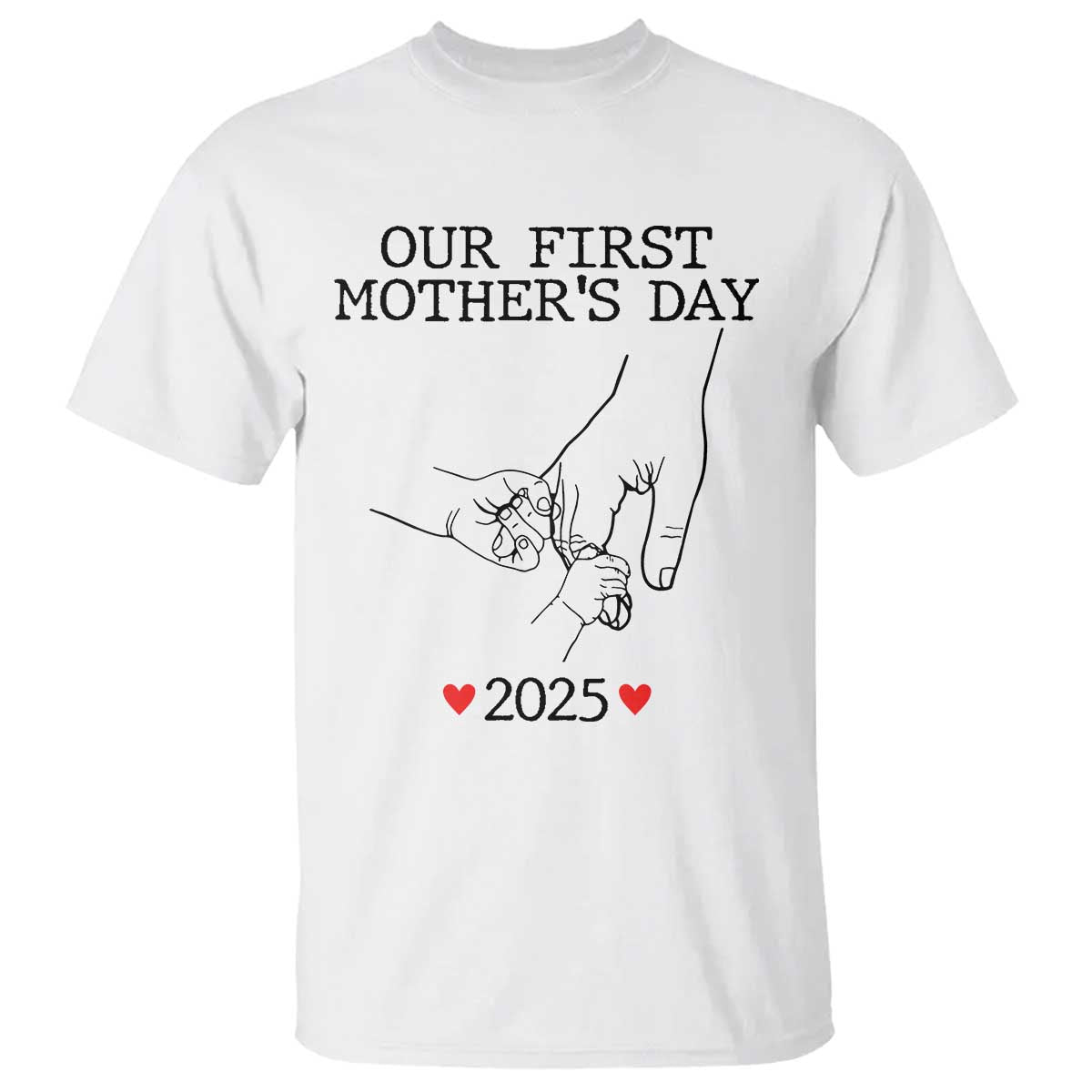 new-mom-of-twins-est-2025-t-shirt-first-mothers-day-matching-gift-light