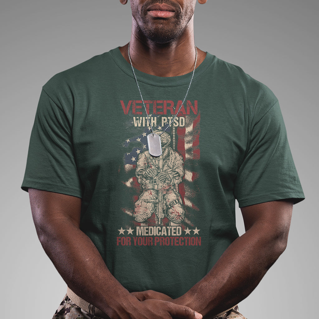 veteran-ptsd-t-shirt-medicated-for-your-protection-american-flag-skeleton-soldier