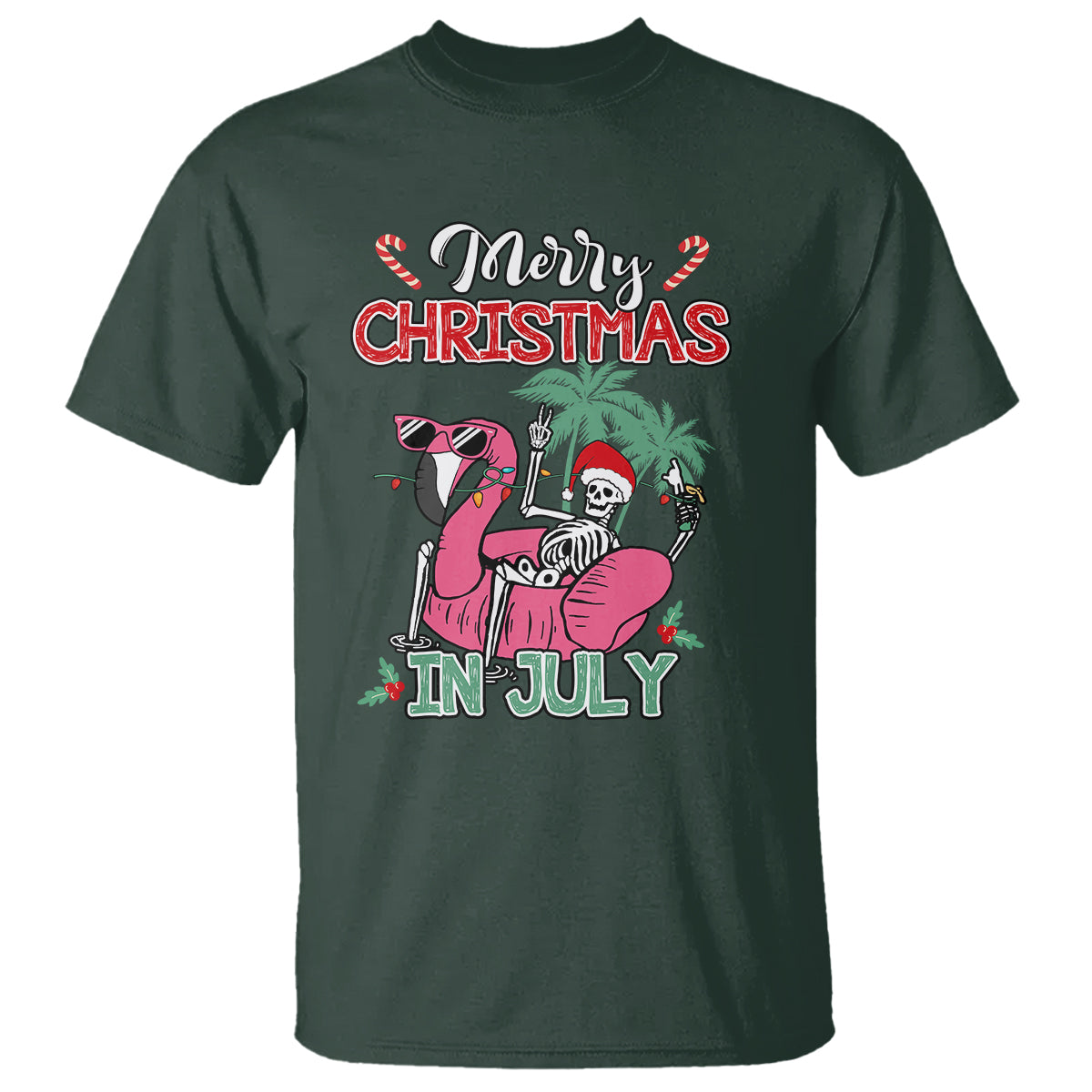 skeleton-santa-t-shirt-merry-christmas-in-july-summer-xmas-flamingo-float