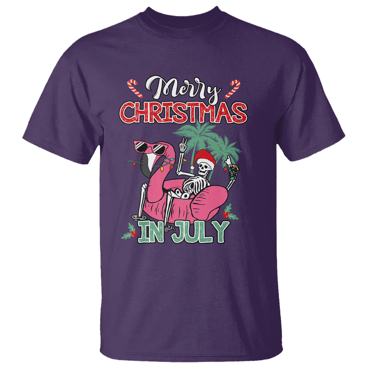 skeleton-santa-t-shirt-merry-christmas-in-july-summer-xmas-flamingo-float