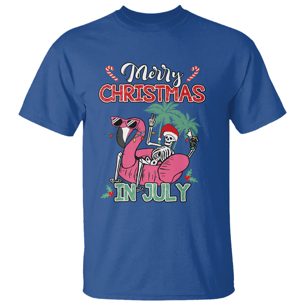 skeleton-santa-t-shirt-merry-christmas-in-july-summer-xmas-flamingo-float