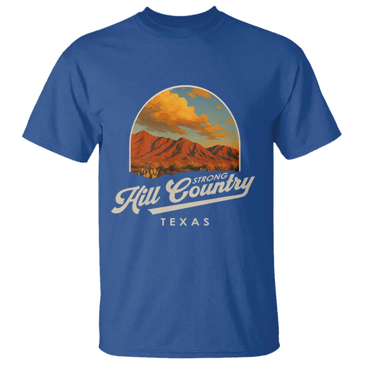 hill-country-strong-t-shirt-texas-support-retro-enchanted-rock