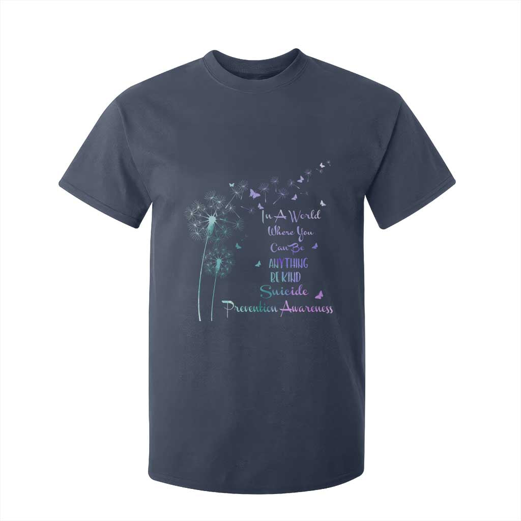 Suicide Prevention Support T Shirt For Kid Dandelions Be Kind