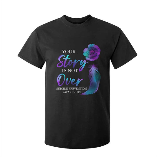 Suicide Prevention Support T Shirt For Kid Stay Your Story Is Not Over Semicolon