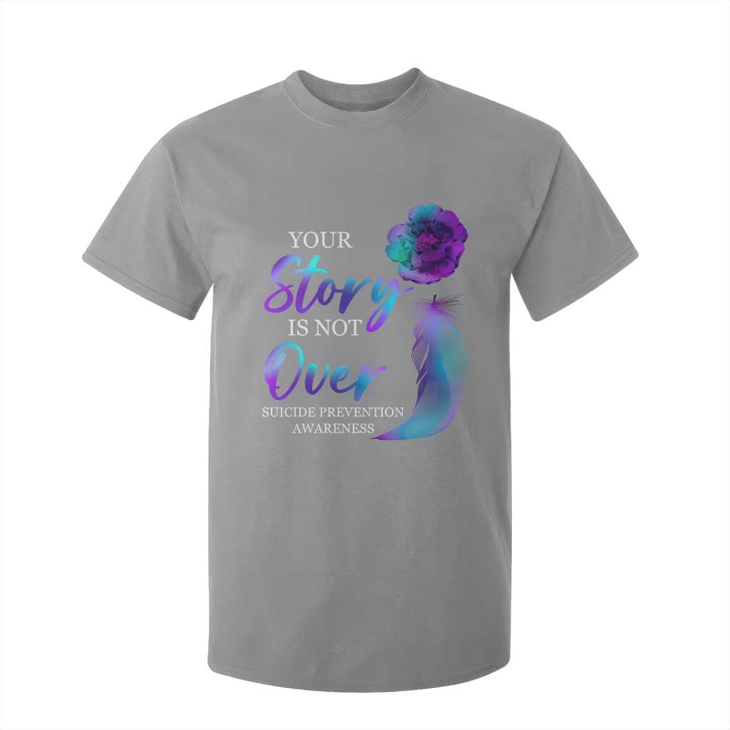 Suicide Prevention Support T Shirt For Kid Stay Your Story Is Not Over Semicolon