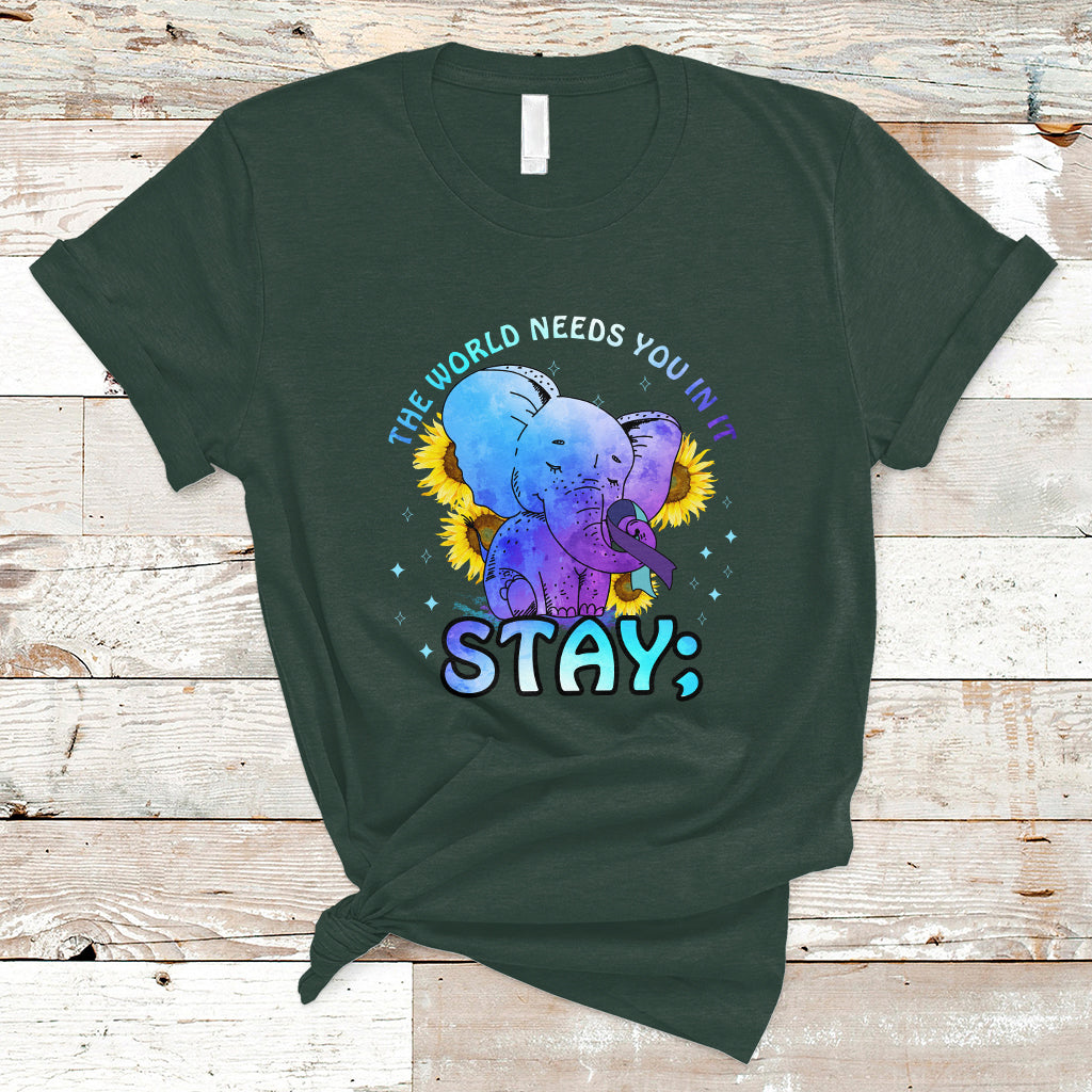 suicide-prevention-awareness-t-shirt-stay-the-world-needs-you-elephant-988-suicide-prevention