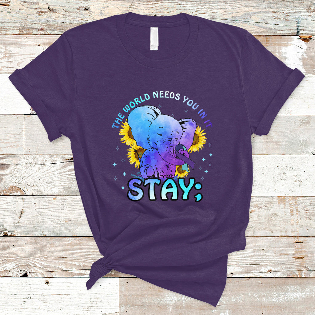 suicide-prevention-awareness-t-shirt-stay-the-world-needs-you-elephant-988-suicide-prevention