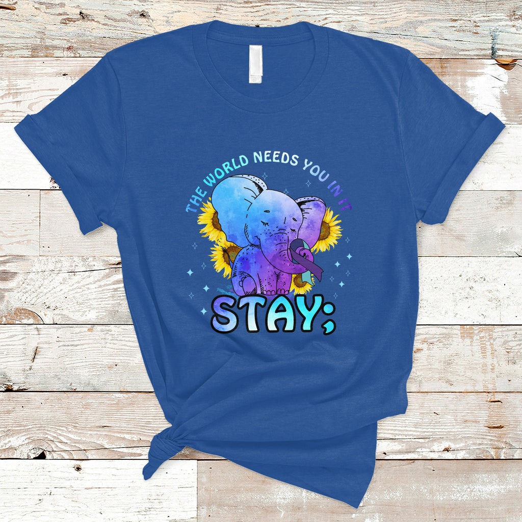 suicide-prevention-awareness-t-shirt-stay-the-world-needs-you-elephant-988-suicide-prevention