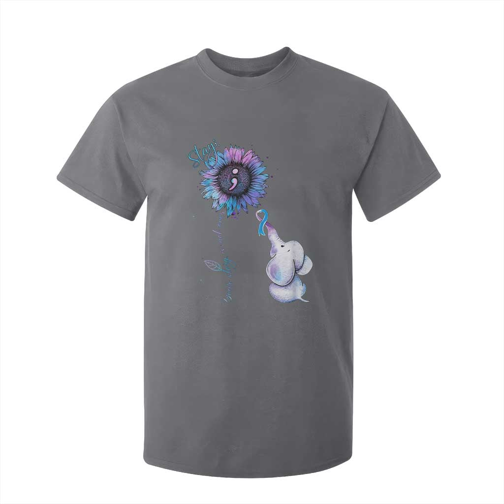 Suicide Prevention Support T Shirt For Kid Stay Your Story Is Not Over Stay