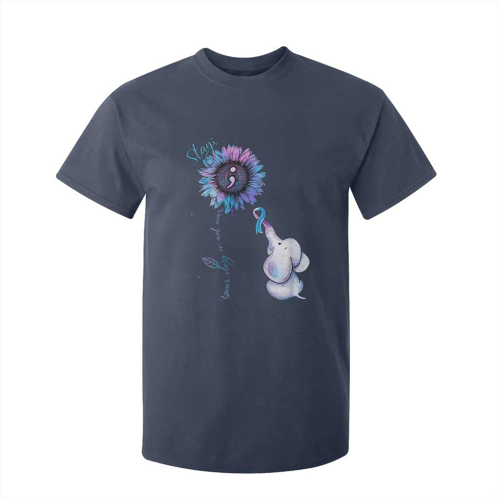 Suicide Prevention Support T Shirt For Kid Stay Your Story Is Not Over Stay