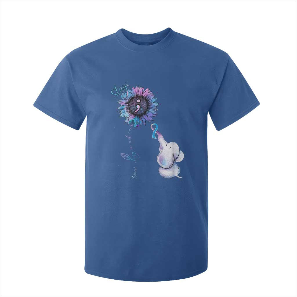 Suicide Prevention Support T Shirt For Kid Stay Your Story Is Not Over Stay