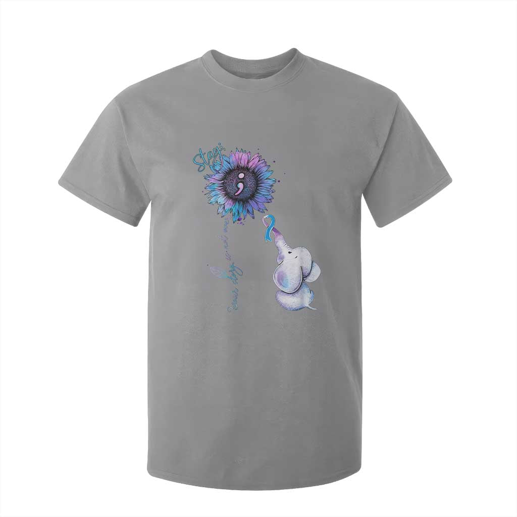 Suicide Prevention Support T Shirt For Kid Stay Your Story Is Not Over Stay
