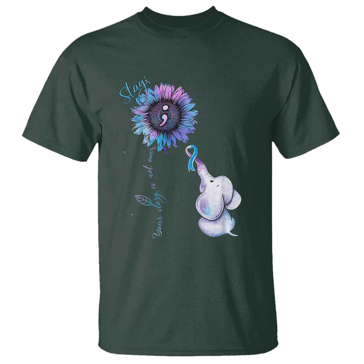 Suicide Prevention Support T Shirt Stay Your Story Is Not Over Stay