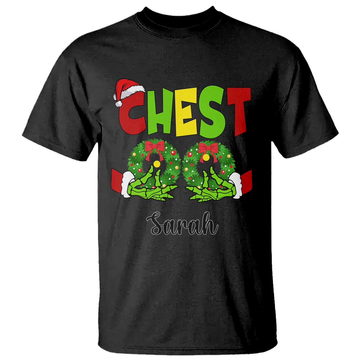 personalized-christmas-matching-couple-t-shirt-custom-name-chestnuts-xmas-funny-chest