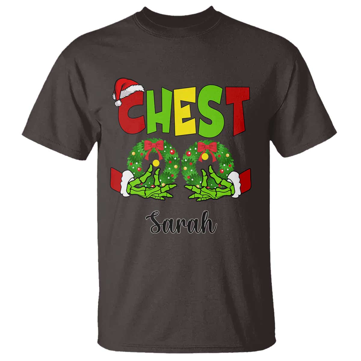 personalized-christmas-matching-couple-t-shirt-custom-name-chestnuts-xmas-funny-chest