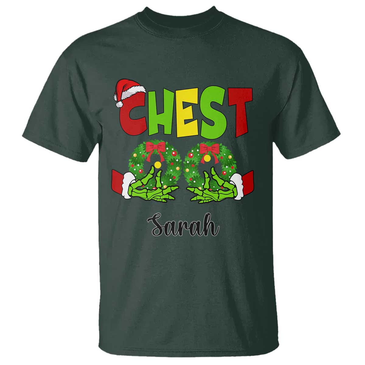 personalized-christmas-matching-couple-t-shirt-custom-name-chestnuts-xmas-funny-chest