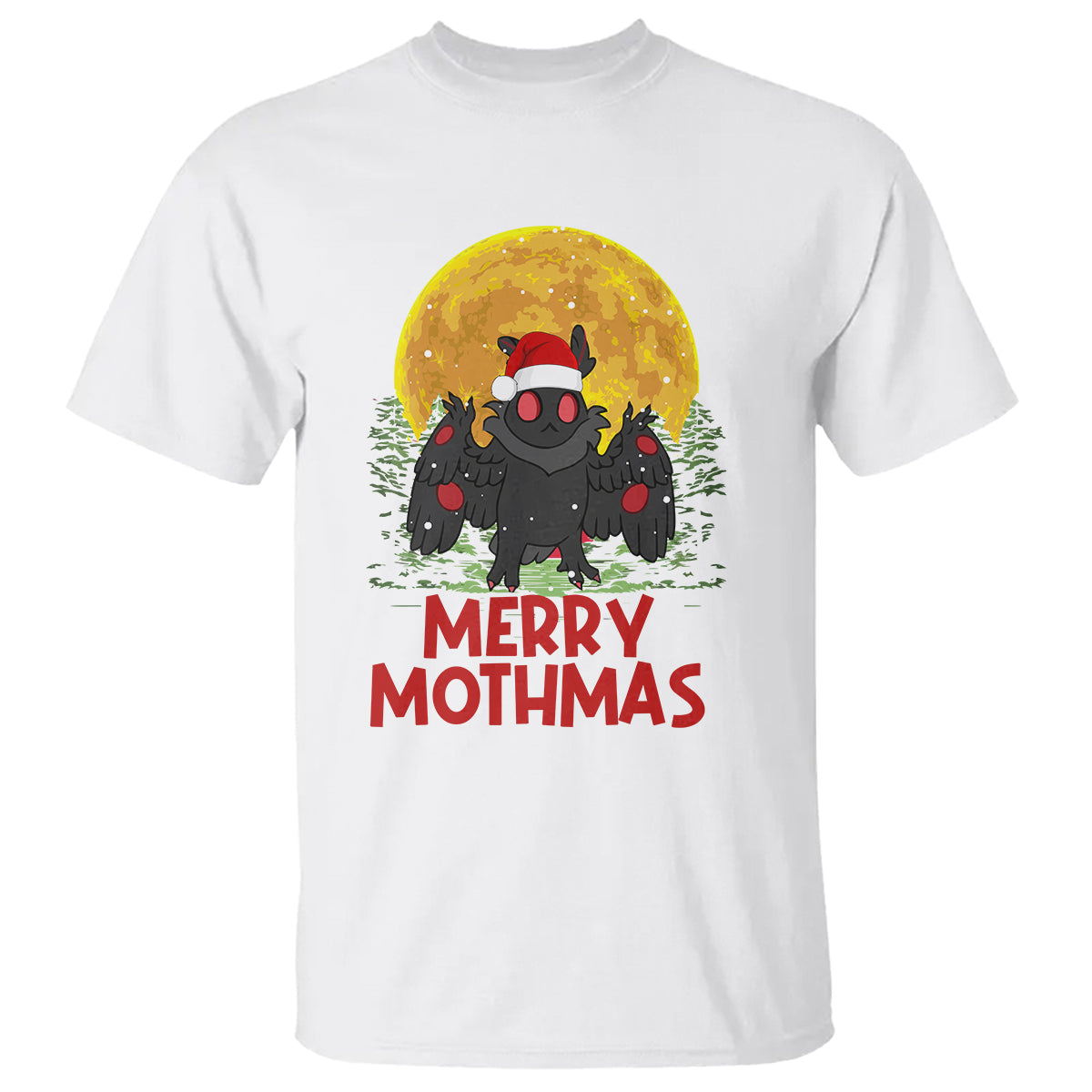mothman-christmas-t-shirt-funny-merry-mothmas-cryptid-xmas-santa