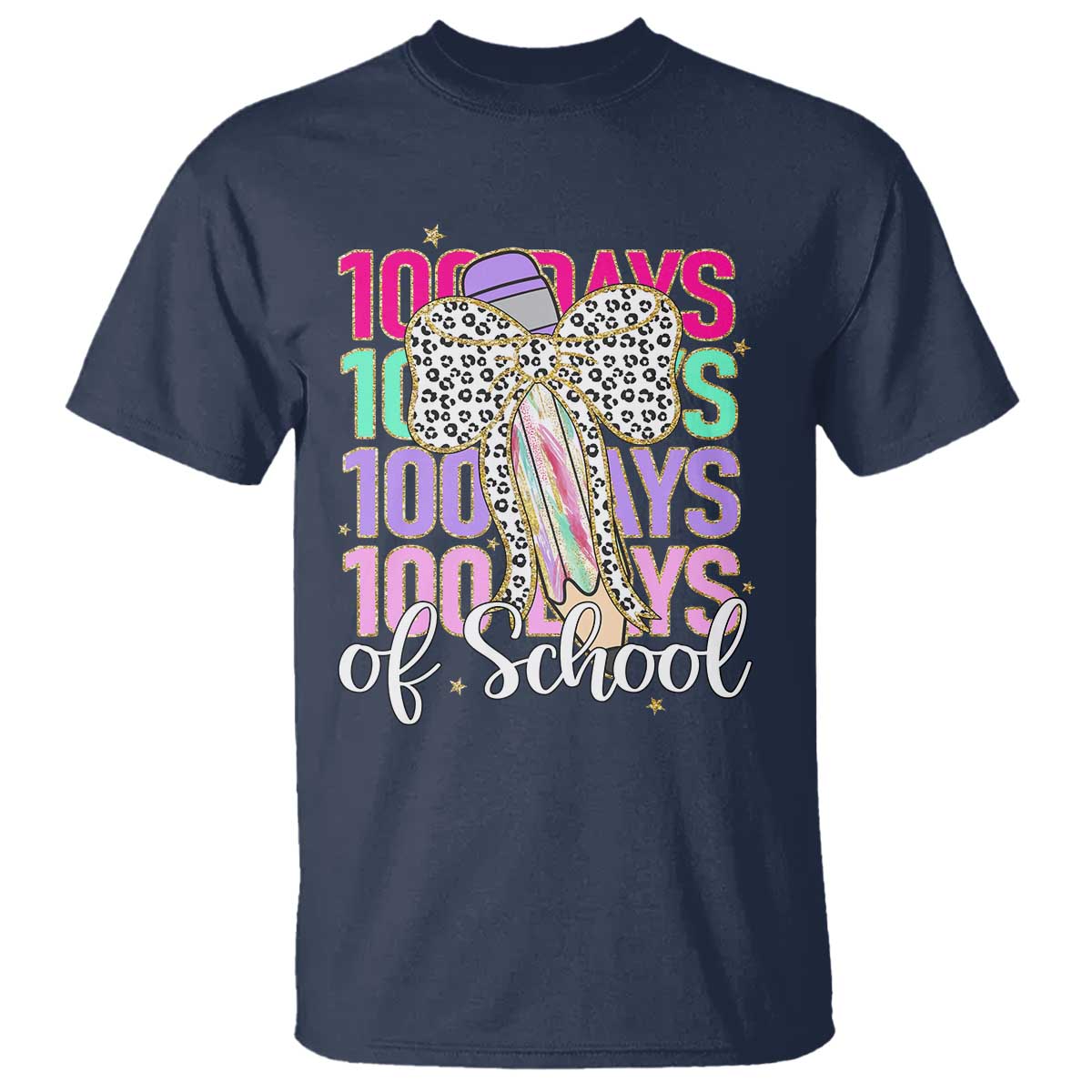 retro-coquette-100-days-of-school-t-shirt-for-schoolgirls-teacher