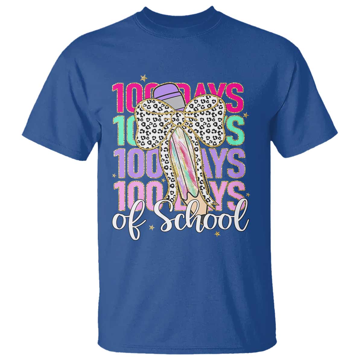 retro-coquette-100-days-of-school-t-shirt-for-schoolgirls-teacher
