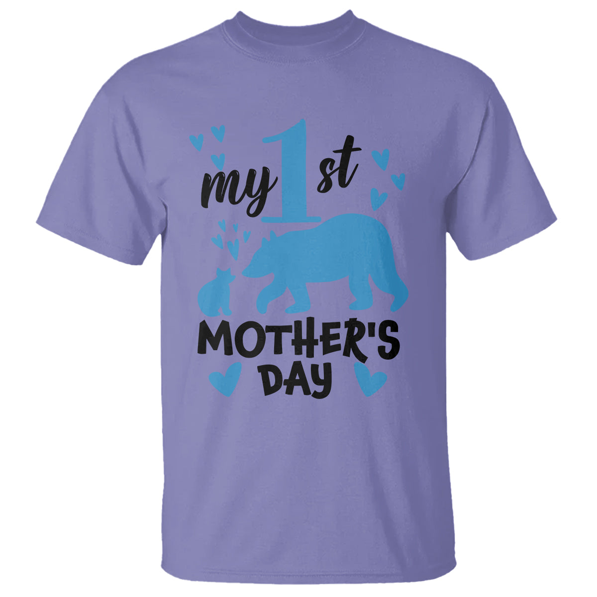 my-first-mothers-day-t-shirt-new-mom-mama-bear-blue-baby-boy