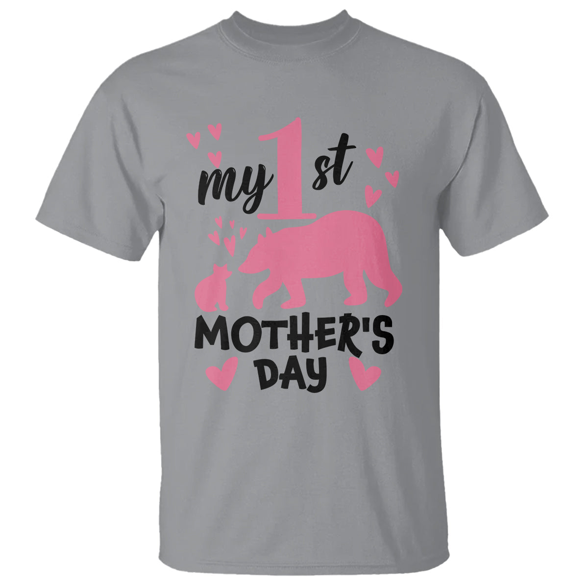 my-first-mothers-day-t-shirt-new-mom-mama-bear-pink-baby-girl