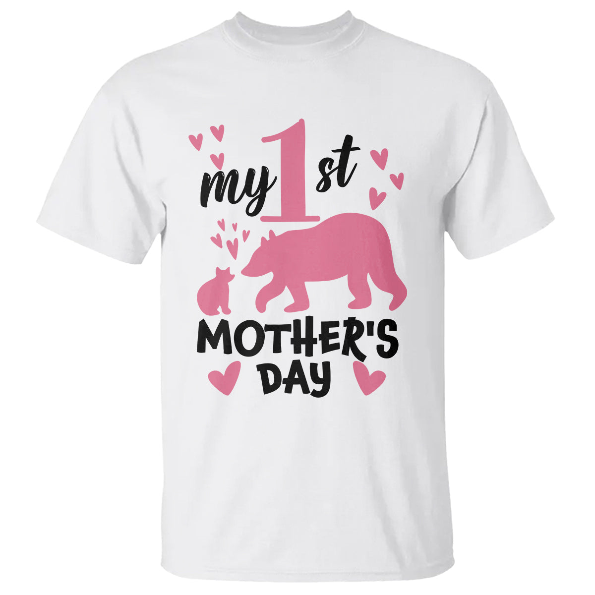 my-first-mothers-day-t-shirt-new-mom-mama-bear-pink-baby-girl