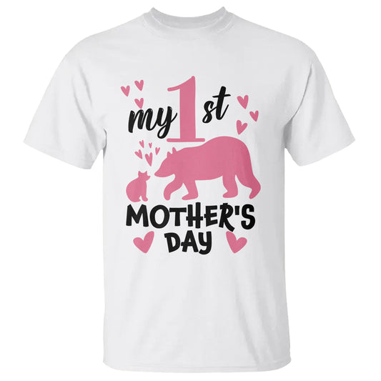 my-first-mothers-day-t-shirt-new-mom-mama-bear-pink-baby-girl
