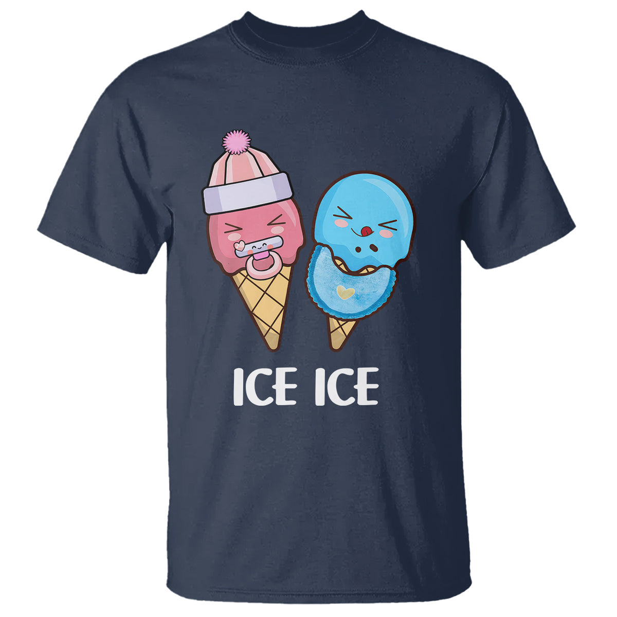 first-mothers-day-t-shirt-ice-ice-baby-blue-pink-icecream