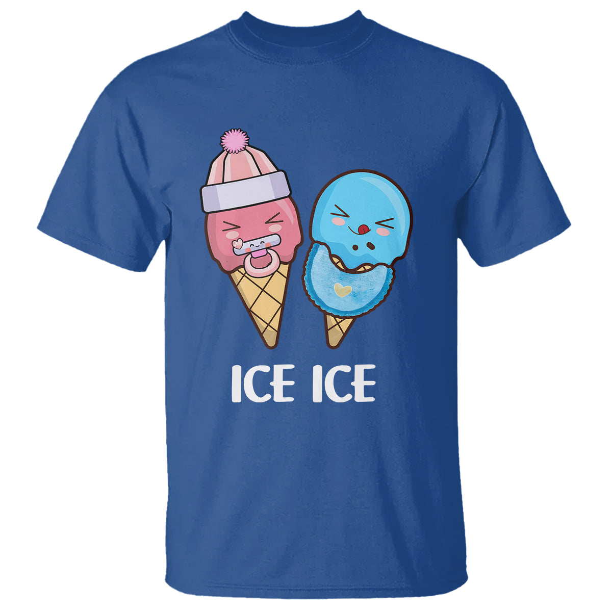 first-mothers-day-t-shirt-ice-ice-baby-blue-pink-icecream