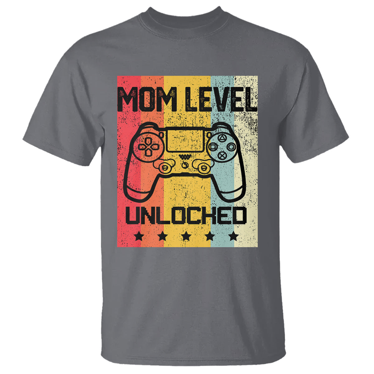 funny-new-mom-t-shirt-level-unlocked-retro-video-game-controller