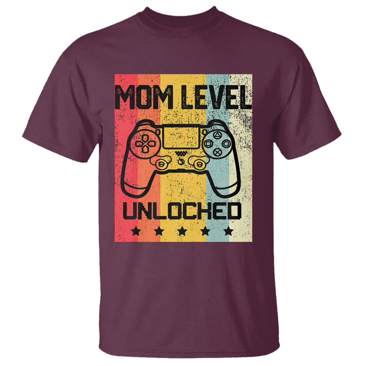 funny-new-mom-t-shirt-level-unlocked-retro-video-game-controller
