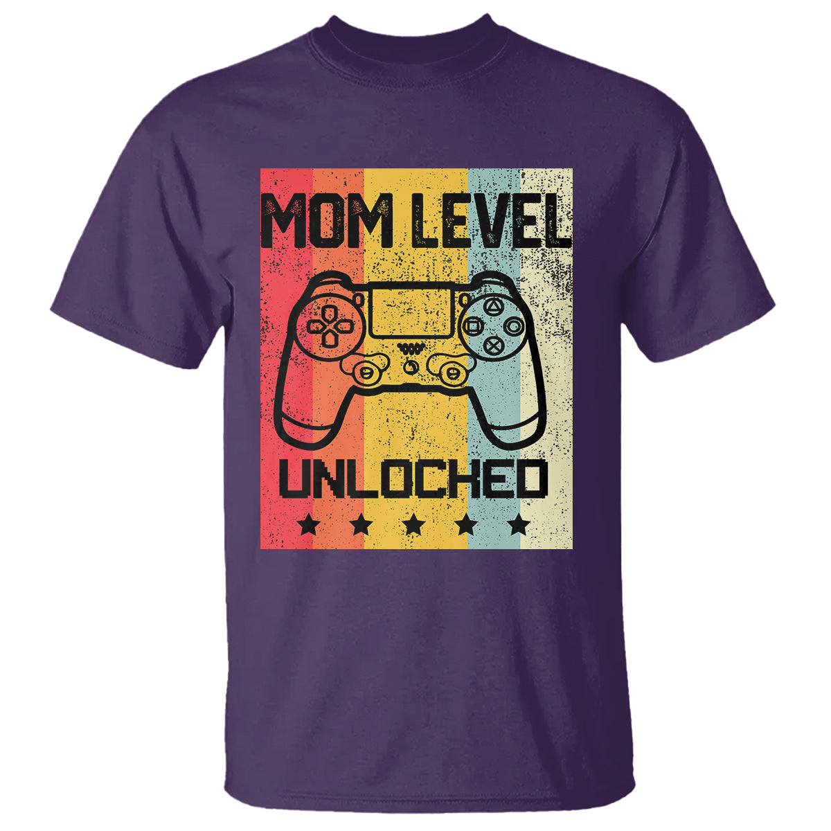 funny-new-mom-t-shirt-level-unlocked-retro-video-game-controller