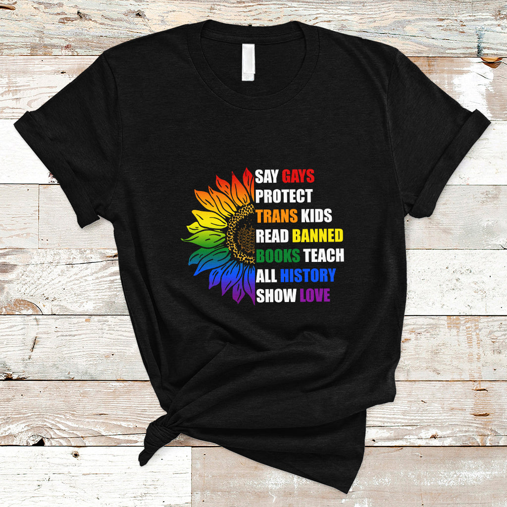 retro-groovy-t-shirt-say-gay-protect-trans-kids-read-banned-books-teach-history