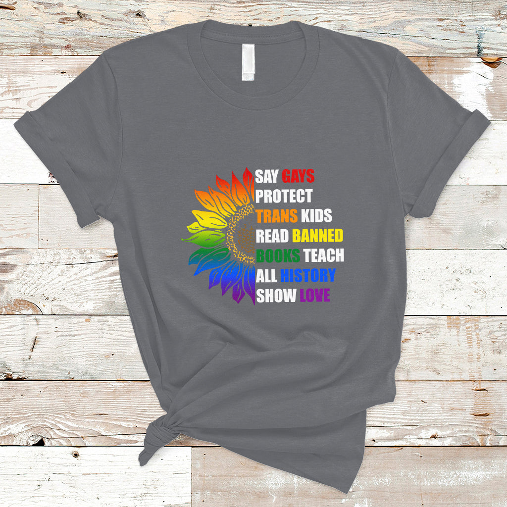 retro-groovy-t-shirt-say-gay-protect-trans-kids-read-banned-books-teach-history