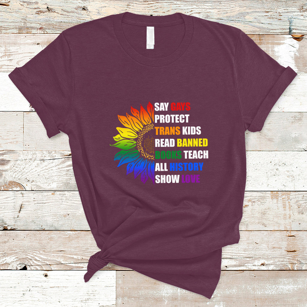retro-groovy-t-shirt-say-gay-protect-trans-kids-read-banned-books-teach-history