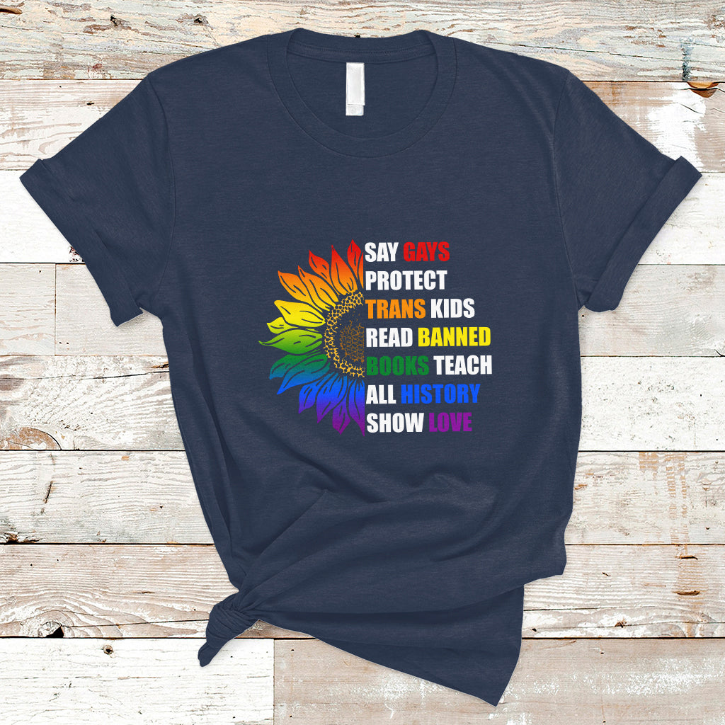 retro-groovy-t-shirt-say-gay-protect-trans-kids-read-banned-books-teach-history