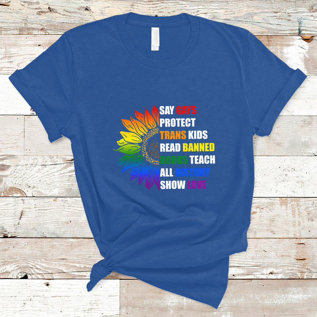 retro-groovy-t-shirt-say-gay-protect-trans-kids-read-banned-books-teach-history