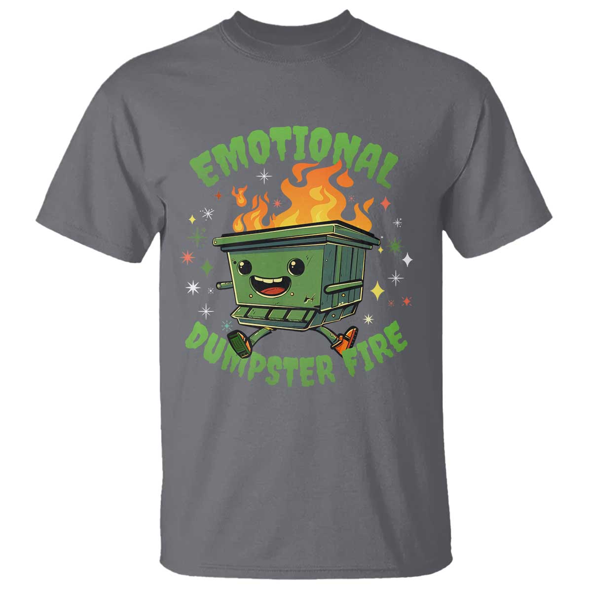 emotional-dumpster-fire-t-shirt-funny-mental-health-retro-groovy