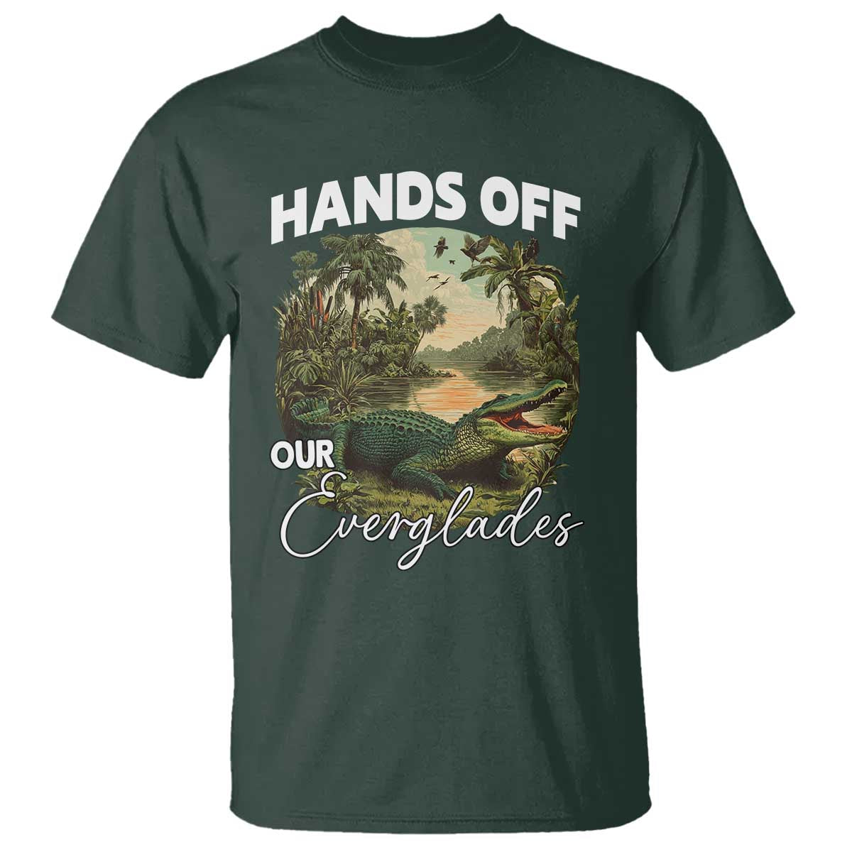 hands-off-our-everglades-t-shirt-vintage-alligator-swamp