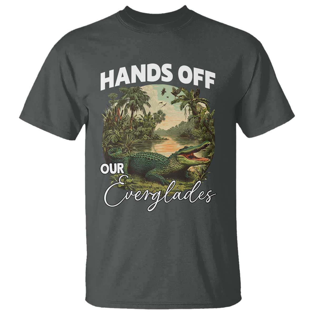 hands-off-our-everglades-t-shirt-vintage-alligator-swamp