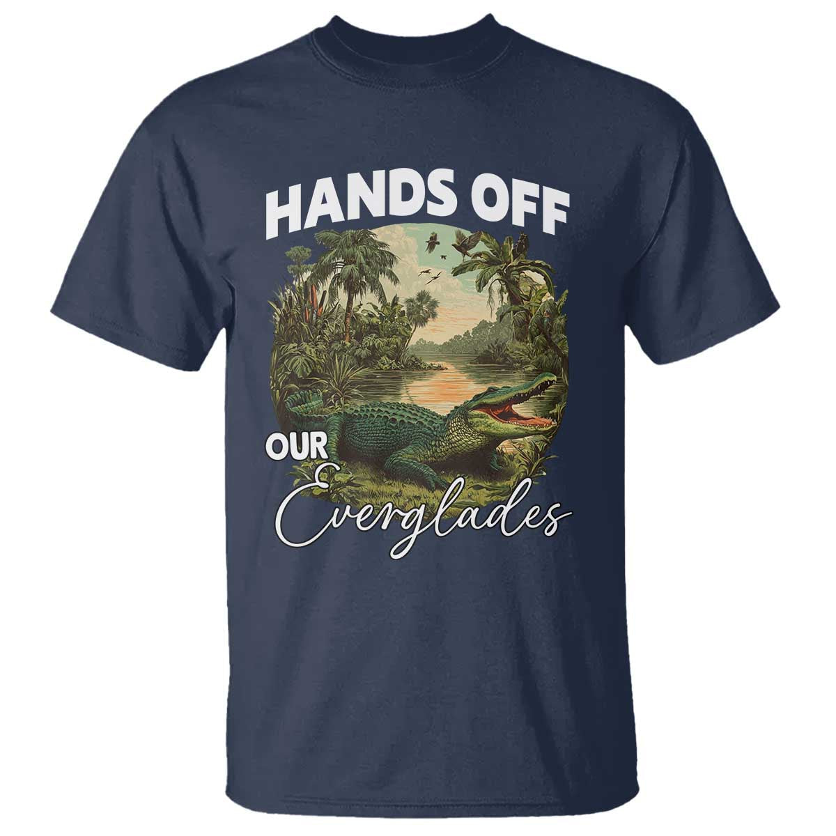 hands-off-our-everglades-t-shirt-vintage-alligator-swamp