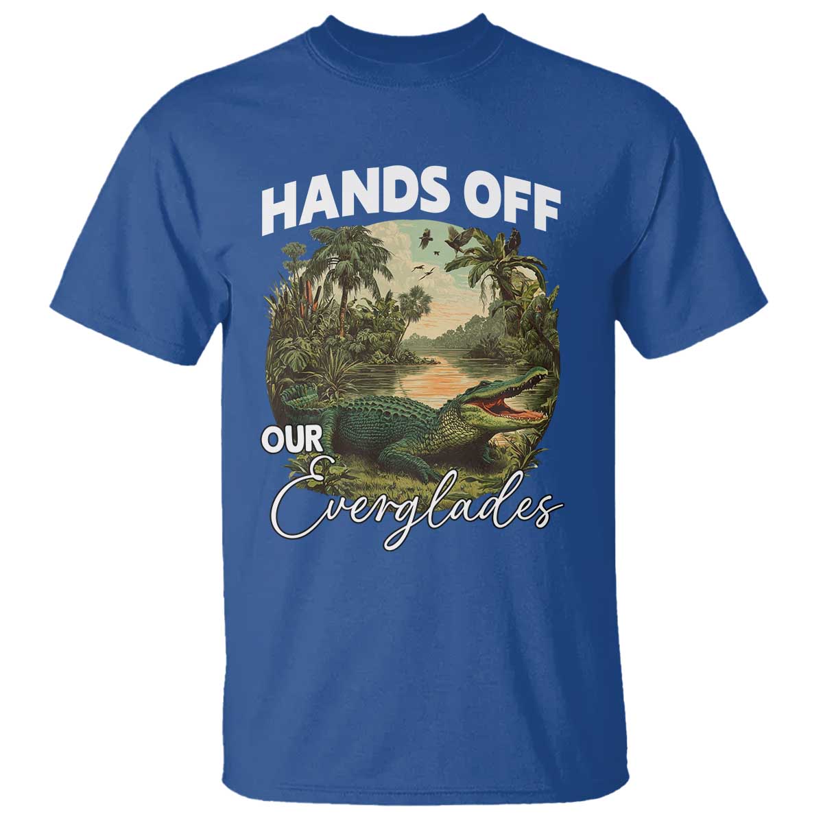 hands-off-our-everglades-t-shirt-vintage-alligator-swamp