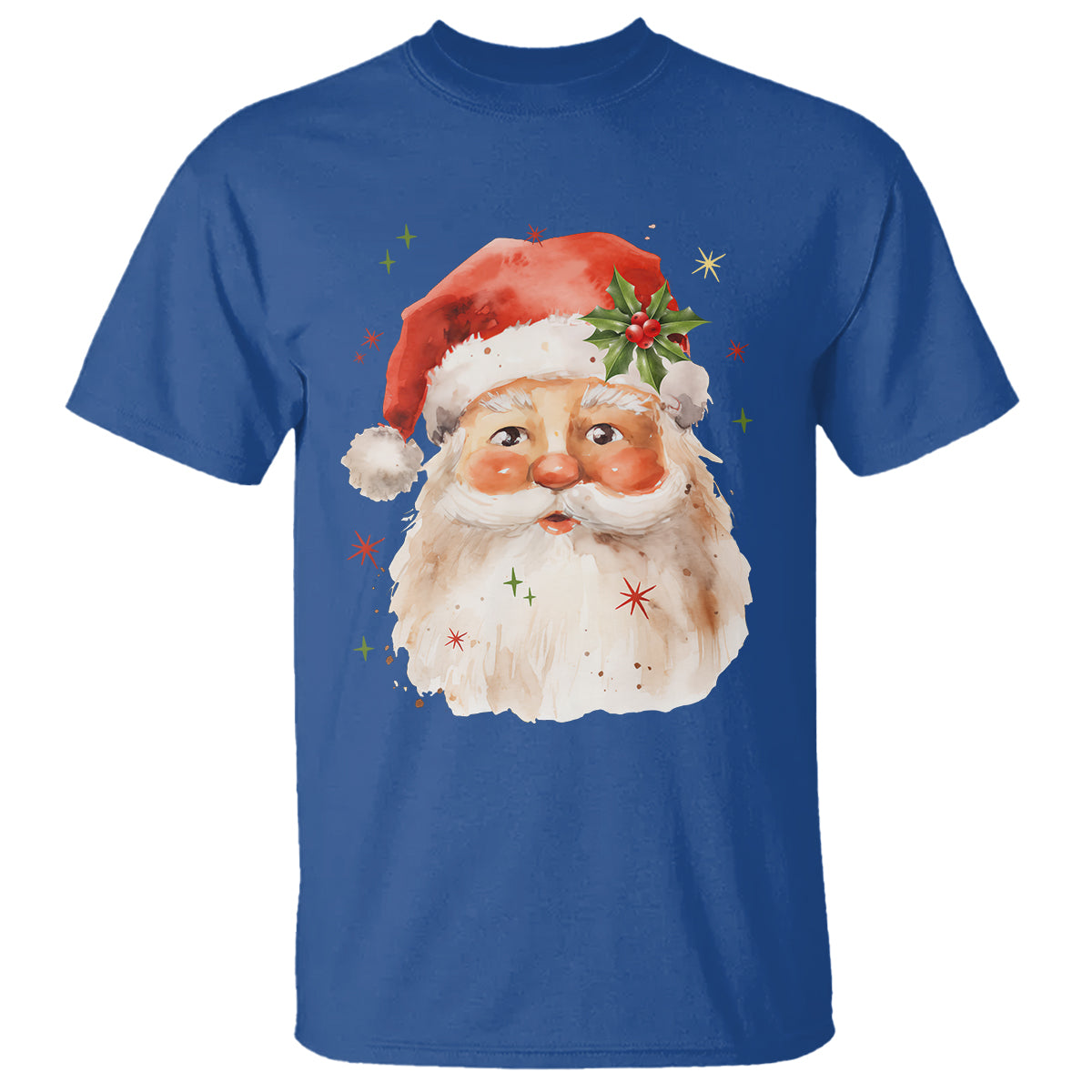 retro-vintage-christmas-santa-claus-face-xmas-old-fashioned-t-shirt